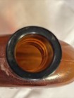 Vintage Embossed 1/2Pint Flask Amber Brown Bottle Union Made G.B.B.A of USA — photo 9