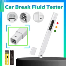 For DOT3 DOT4 Brake Fluid Liquid Oil Tester Pen 5 LED Indicator Car Testing Tool