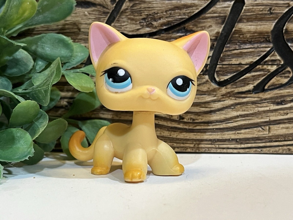 Littlest Pet Shop 339 Lps Authentic Yellow Shorthair Cat Kitty