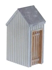 Building ROOFTOP Building Access PITCHED STAIR EXIT, HO scale comes Painted