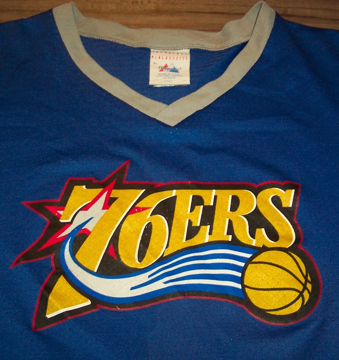 PHILADELPHIA 76ERS SIXERS NBA BASKETBALL JERSEY LARGE | eBay