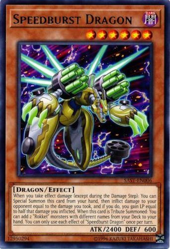 Speedburst Dragon SAST-EN006 Rare Unlimited Edition Lightly Played