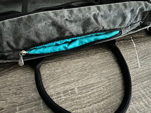 Crumpler THE GYPSY Moth No 2 15" Tote Messenger Laptop Bag Grey/Black FREE POST - Picture 5 of 11