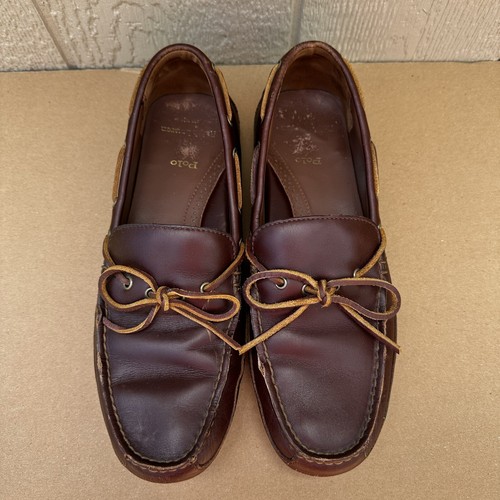Polo Ralph Lauren Roberts Driving Loafers Shoes Leather Men’s Size 11 - Picture 4 of 10