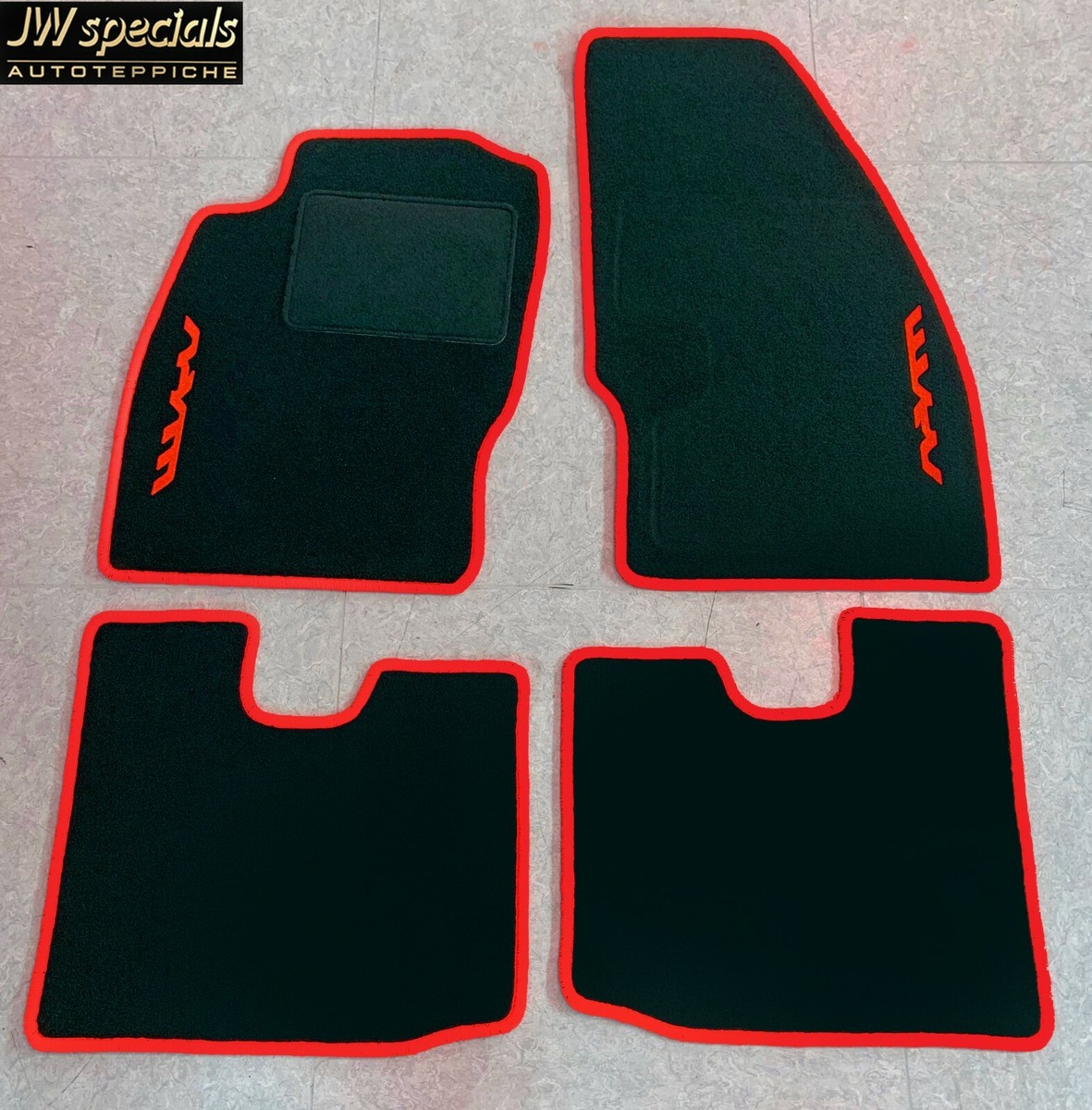 Tappetini Auto In Gomma Per Opel Adam (dal 2013) - Set Da 4 Pezzi Antiscivolo E Lavabili - Colore Nero - 2