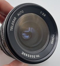 Vintage TELESAR 55mm F 28mm 1:28 Auto Lens No. 296589E