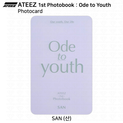 ATEEZ 1st Photobook Ode To Youth Photocard /w Benefit Hologram