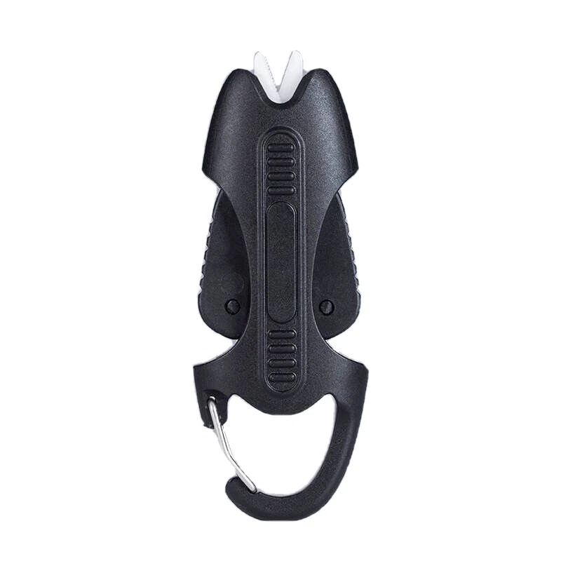 Cortador/recortador de línea de pesca de cerámica retráctil tijeras línea trenzada corte Foto 2 de 4