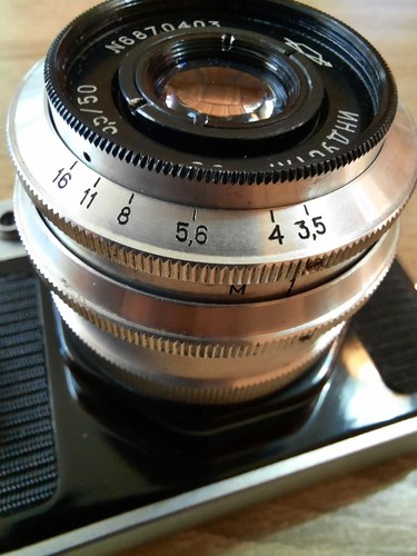 Vintage ZENIT 3M 35MM SLR USSR SOVIET CAMERA INDUSTAR-50-2 f3,5/50mm M39 - Picture 15 of 24