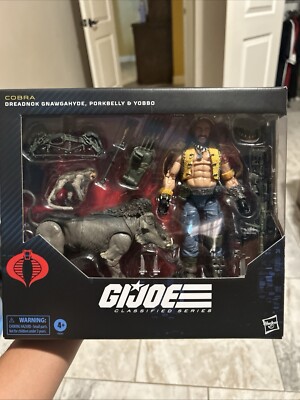 Hasbro Gi Joe Classified Series Dreadnok Gnawgahyde, Pork belly & Yobbo