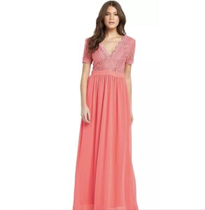 coral maxi dress for wedding