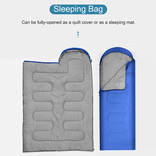 Schlafsack Winter Mumienschlafsack Campingschlafsack Feldbett Outdoor Camping - Bild 4 von 10