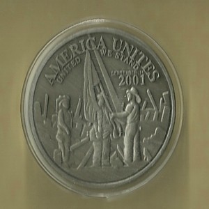 America Unites 911 9-11 Challenge Commemorative Medallion Antique ...