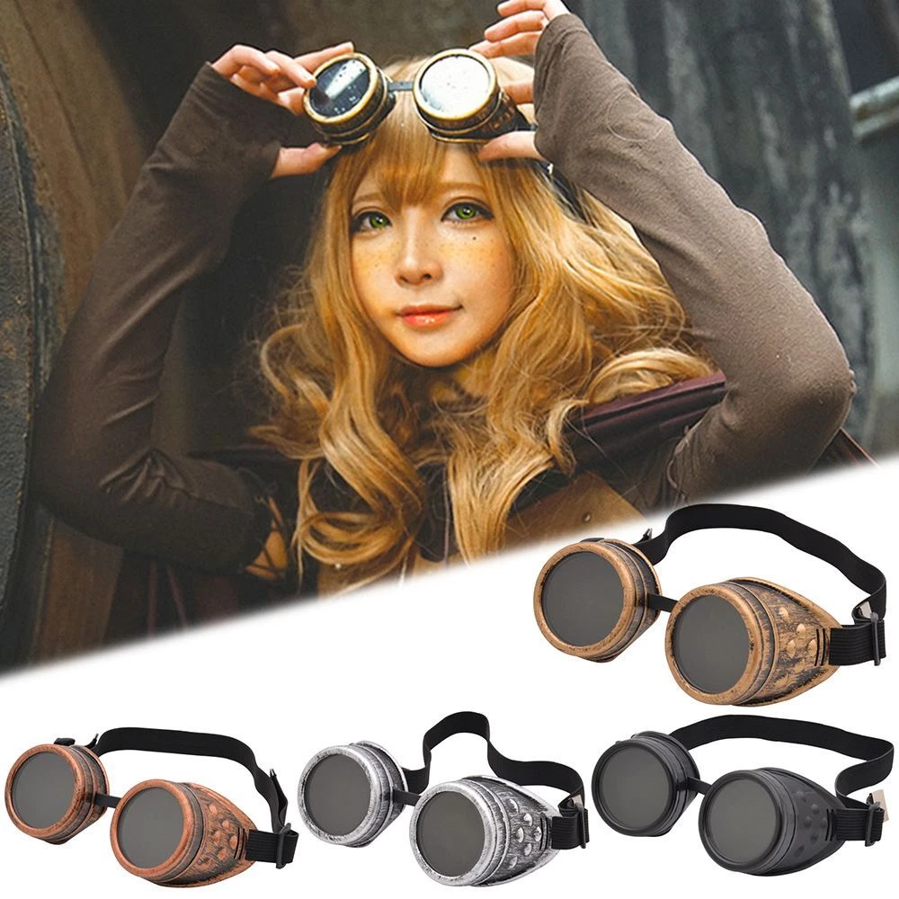 Steampunk motorcycle store goggles