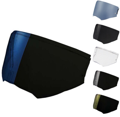 LS2 FF901 ADVANT-X DUNKELBLAU IRIDIUM GOLD CHROM SCHWARZ KLAR ERSATZVISIERE