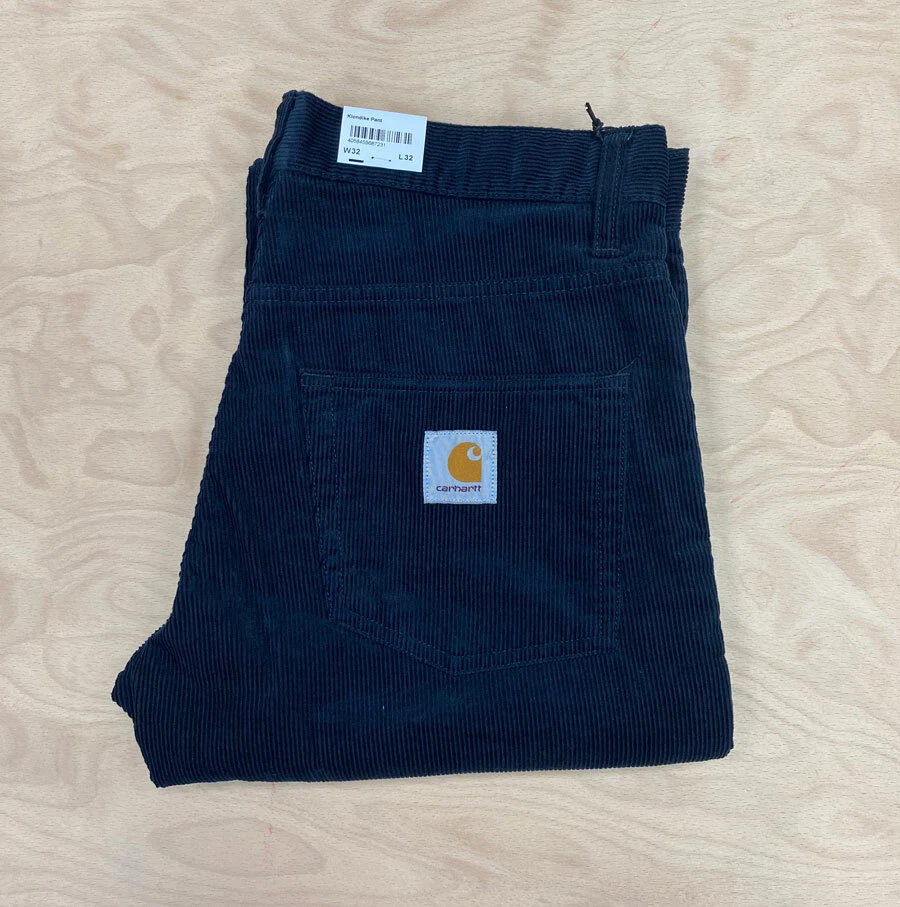 carhartt wip klondike regular tapered corduroy pant
