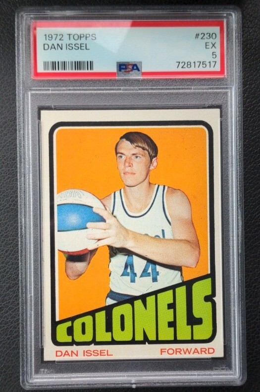 1972 Topps Basketball#230 Dan Issel PSA 5 EX Colonels HOF