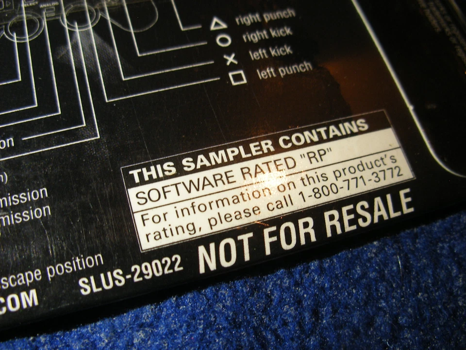 2002 UFC THROWDOWN PS2 PLAYSTATION2 DEMO PROMO SAMPLER TITO ORTIZ - RARE SEALED! - Image 3 of 4