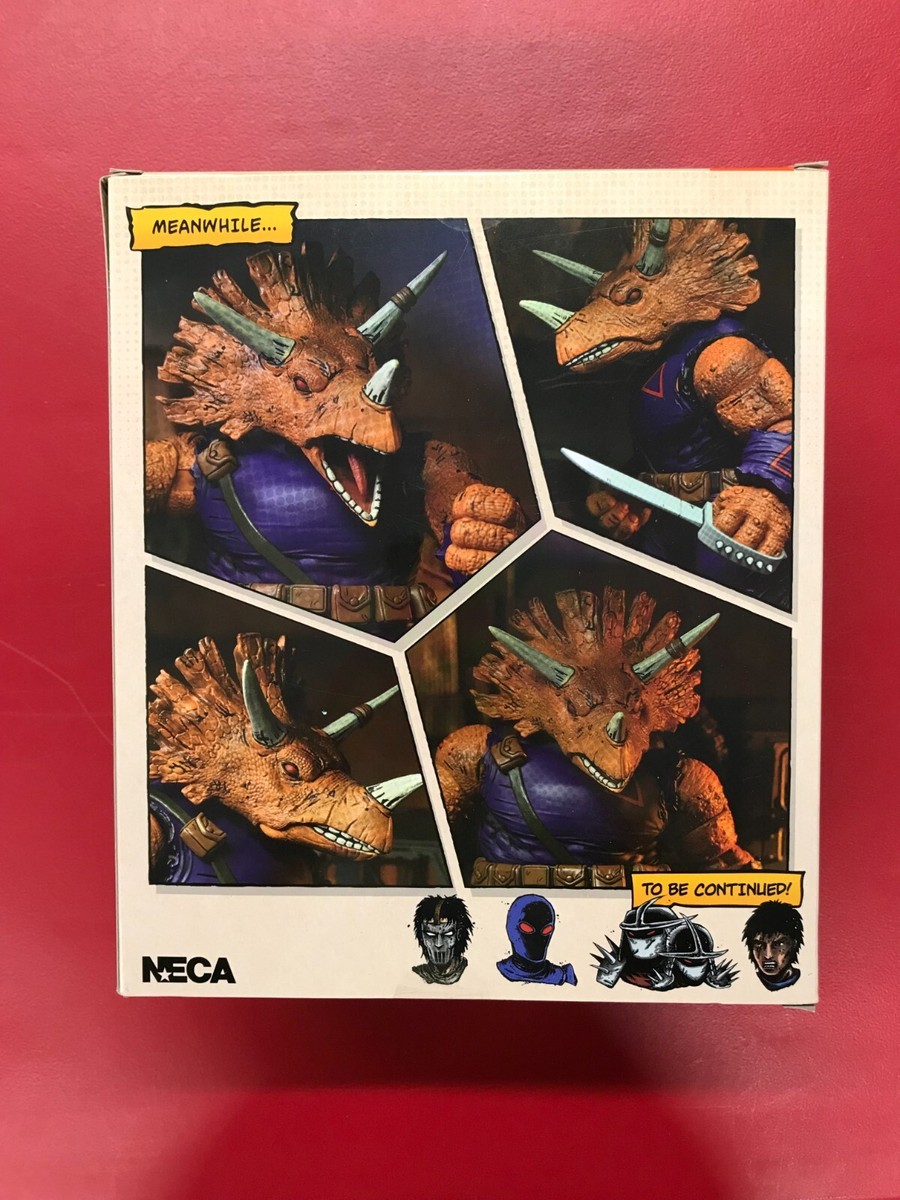 NECA 2022 Teenage Mutant Ninja Turtles Triceraton Zog Action