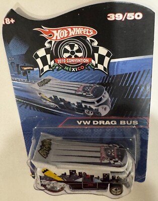 VW DRAG BUS Hot Wheels 2010 Mexico Convention 39/50 EXTREAMLY RARE