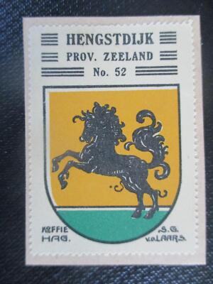 (334) Wappenmarke - Hengstdijk Prov. Zeeland