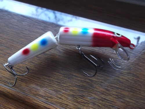 Custom Painted Rapala Jointed J-11 Old School Clown - Bild 1 von 8