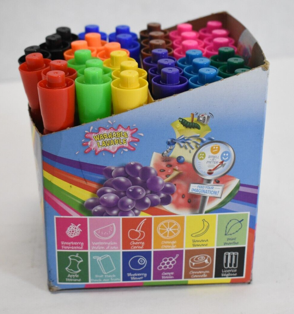 Mr. Sketch Scented Washable Markers Classroom Pack Assorted Chisel 36 Pack eBay