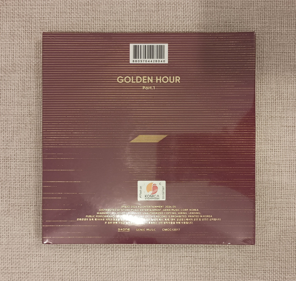 ATEEZ Golden Hour Part 1 Digipak CD JONGHO Version – Brand New