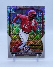 2023 Bowman Baseball CRISTHIAN VAQUERO Mega Box Refractor NATIONALS #BCP-54