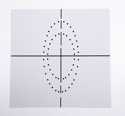 1Pcs Dental Rubber Dam Template Oral Medical Teeth Instruement Dentist Clinic