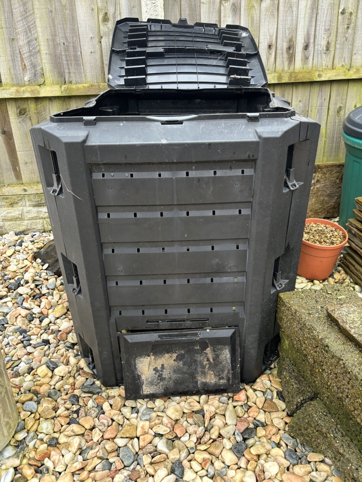 Paving Slabs And Compost Bin eBay