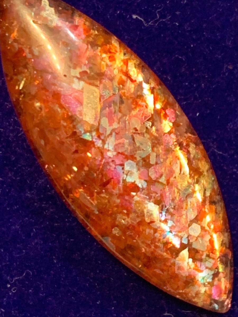Golden Sunstone polished stone Z1 Australia