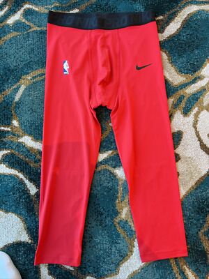 NIKE NBA Hyperstrong Compression Leggings AA0751-657 Men s Red Size Large