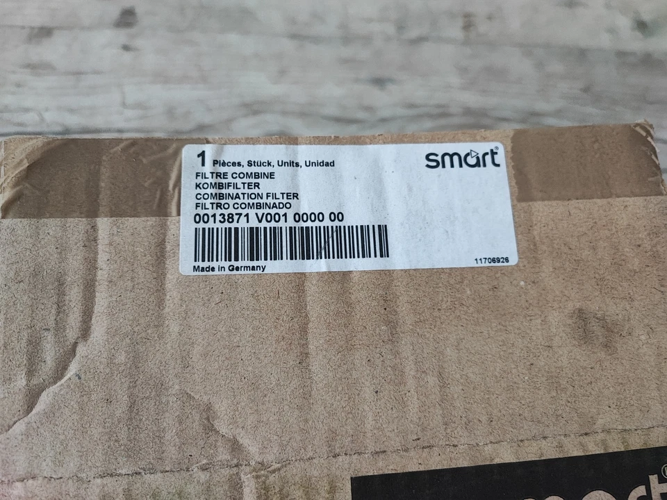 NEU Smart W451 Mitsubishi Innenraumfilter 13871V001 MR958017 - Bild 3 von 4