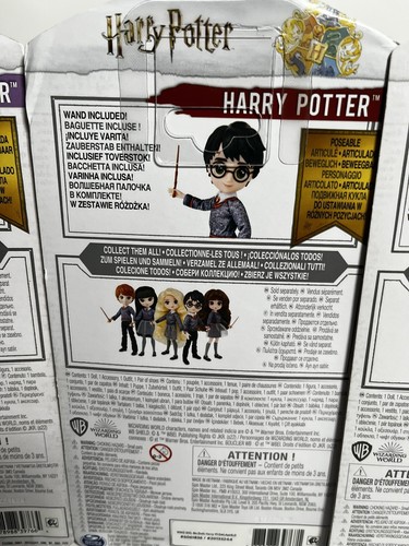 Wizarding World of Harry Potter 8 Zoll Puppen 3er-Pack, Hermine, Harry & Ron - Bild 4 von 5