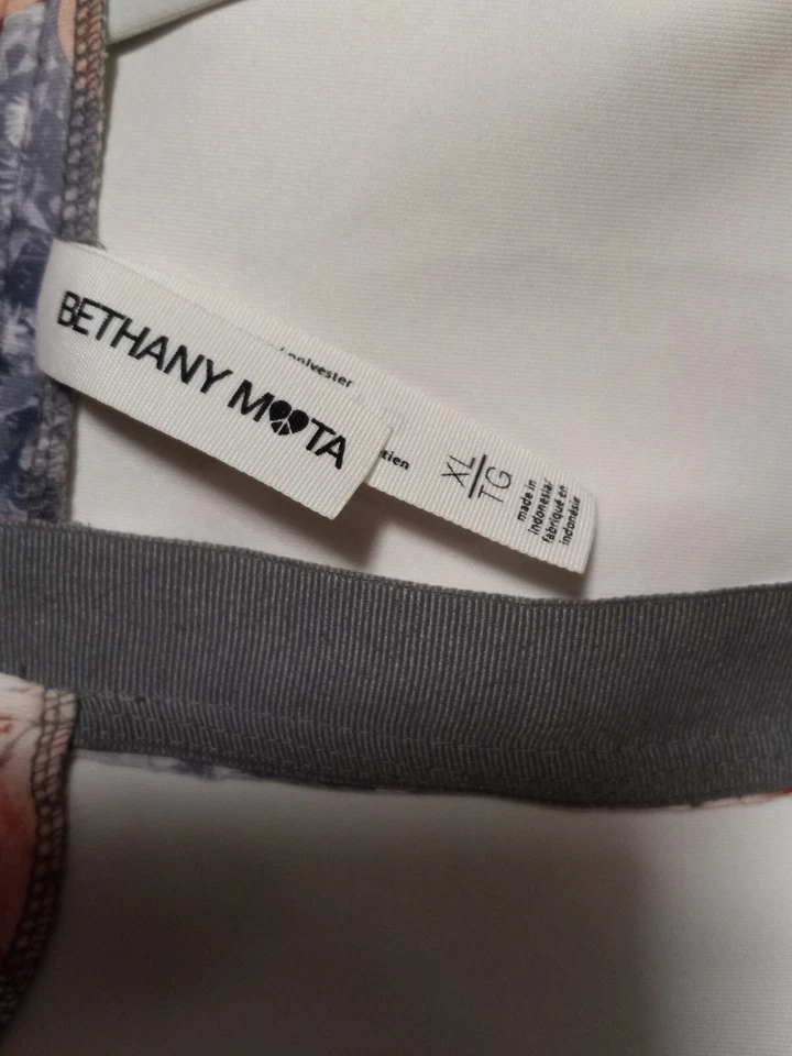 FALDA MUJER BETHANY MOTA Floral Talla XL Nueva *740 Foto 4 de 4