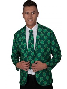 4 x Ireland St Patricks Day Shamrock Tattoo Sleeves Irish Adults Fancy Dress 041