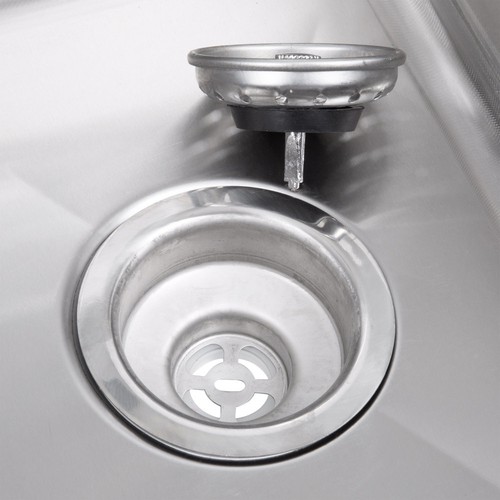 10" x 14" x 5" 16-Gauge Stainless Steel One Compartment Drop-In Sink w Faucet - Afbeelding 5 van 7