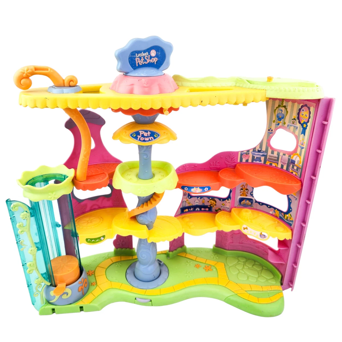 Littlest pet shop round hotsell and round pet town