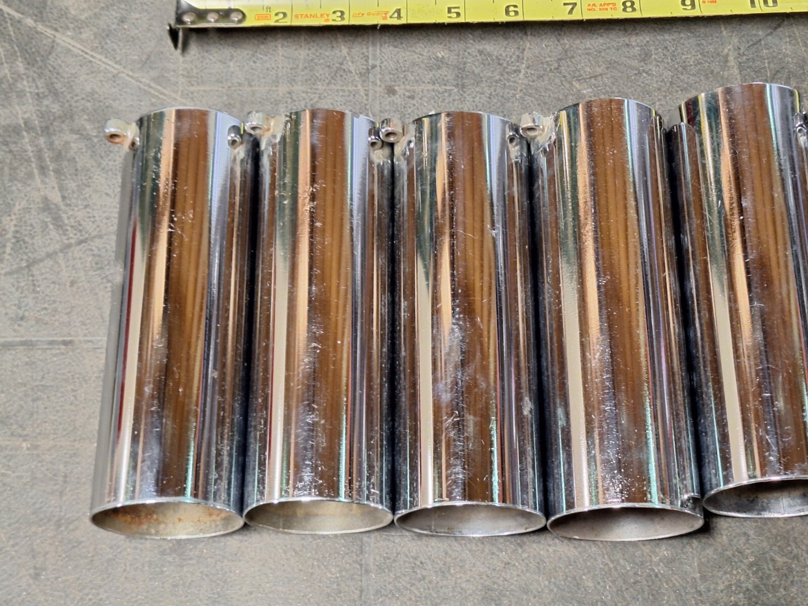 AJ FOYT 1992 Auction Original Hilborn Fuel Injection Stacks Sprint USAC ...