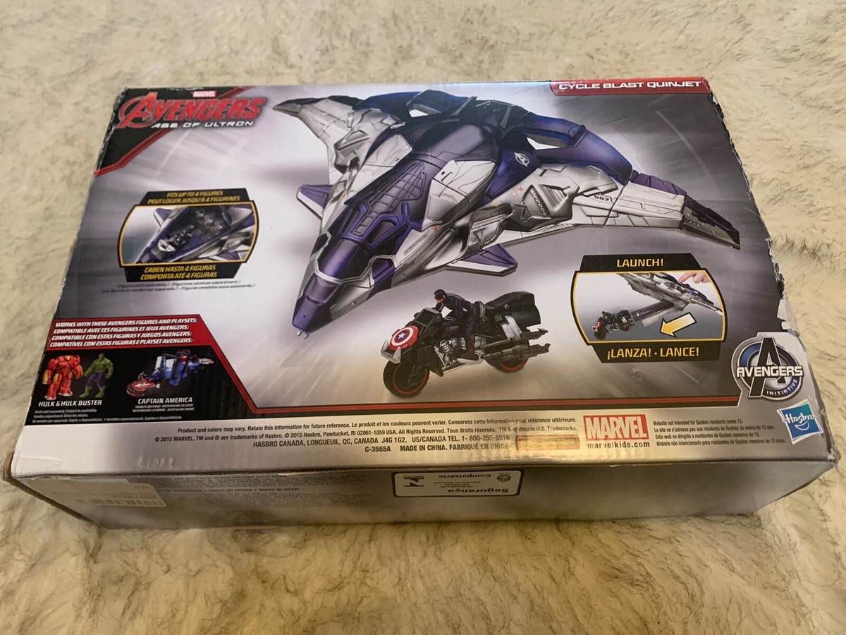 NEW Avengers Age Of Ultron Cycle Blast Quinjet Motorcycle Aircraft