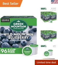 Wild Mountain Blueberry Keurig Single-Serve K-Cup pods, Light Roast Coffee, 9...