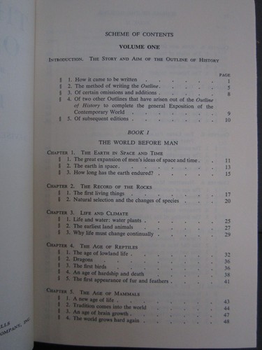 Outline of History Whole Story of Man H.G. Wells Vol 1 2 1961 BCE Hardback Jacke - Picture 4 of 14