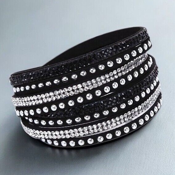 Buy SWAROVSKI Slake Black Dot Bracelet - Bracelet for Women 1415831 | Myntra