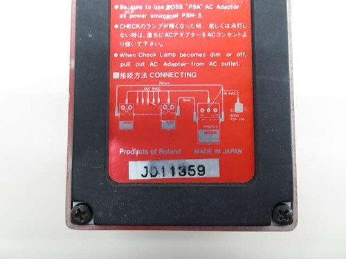 Boss PSM-5 Power Supply & Master Switch Made in Japan Effects Pedals Used F/S - Picture 10 of 10