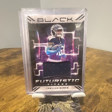 Panini 2022 Black Futuristic Treylon Burks Titans Emerald RC MEM #FUT-TBU /25