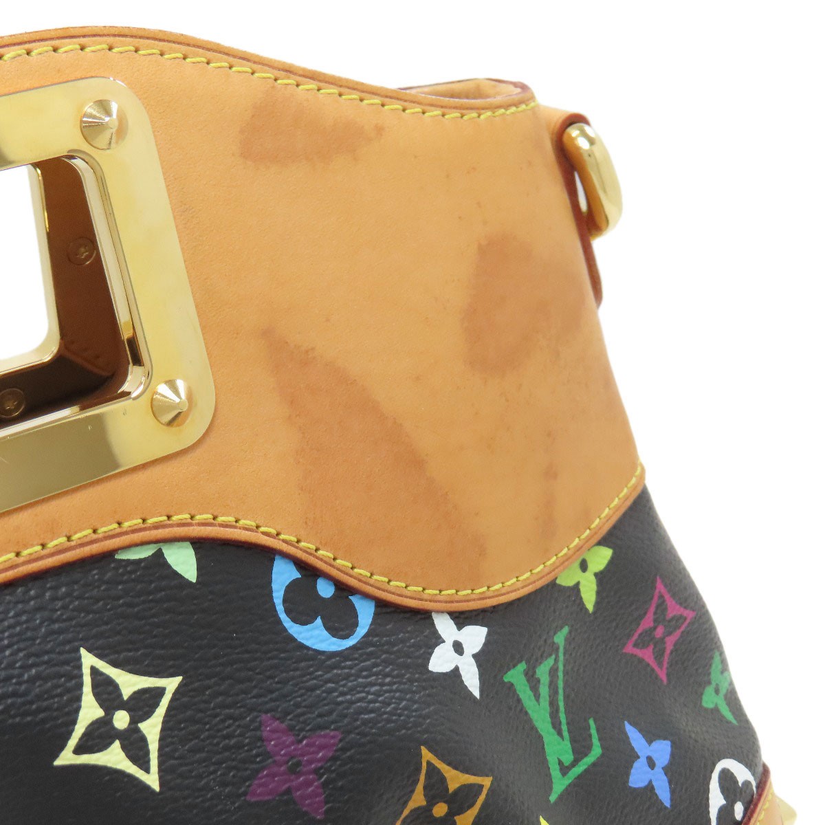 LOUIS VUITTON M40256 Judy MM Handbag Monogram Multicolore canvas