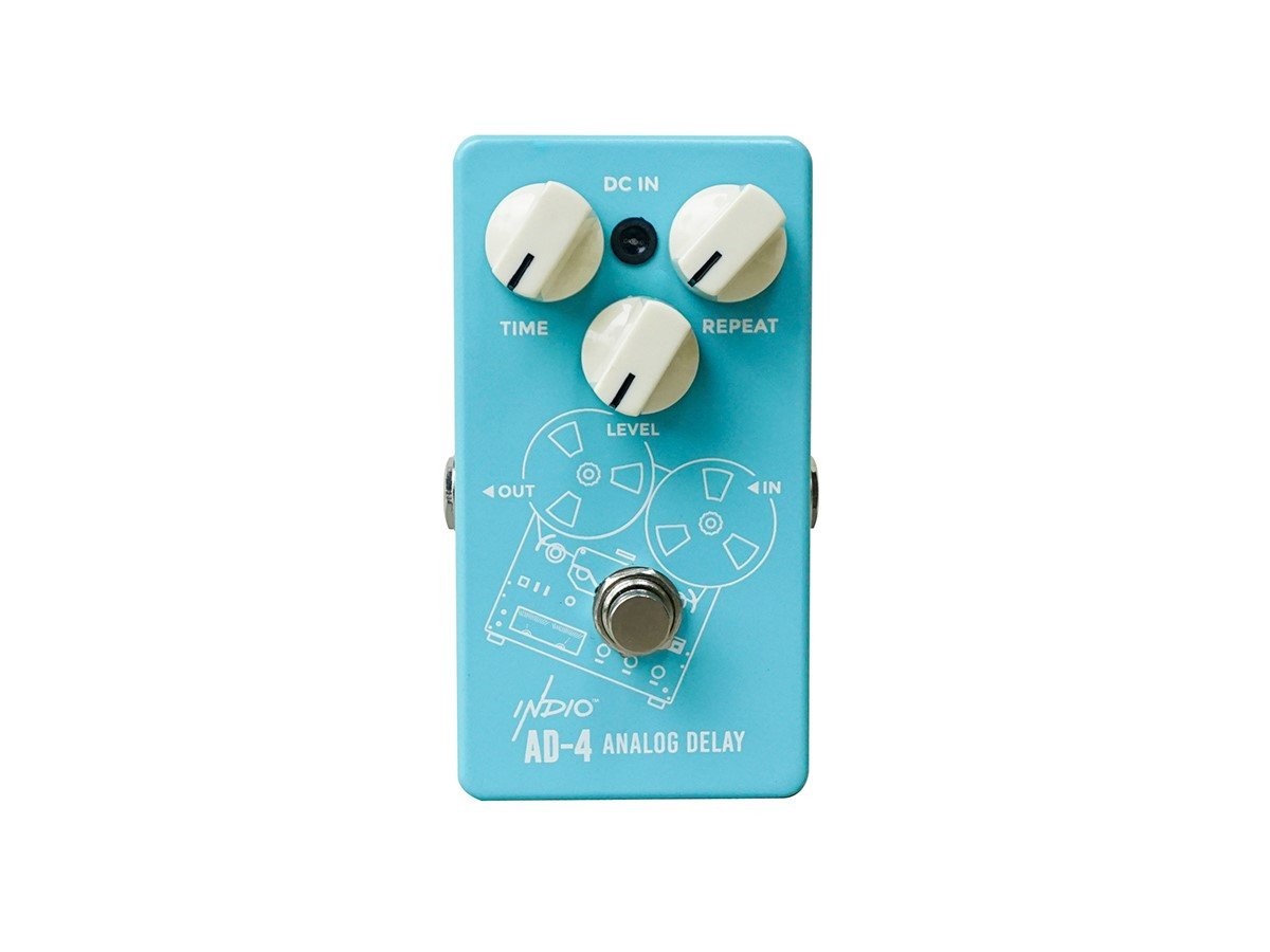 Monoprice AD-4 True Bypass Analog Delay Guitar Effect Pedal - Indio Series
