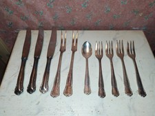 Altes Rest-Besteck Jamie 100 versilbert Besteck um 1950