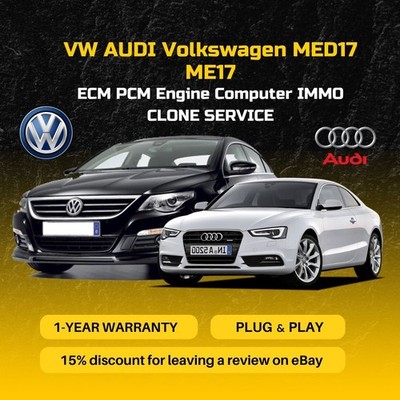 ECM PCM Engine Computer IMMO CLONE SERVICE | VW AUDI Volkswagen MED17 ME17